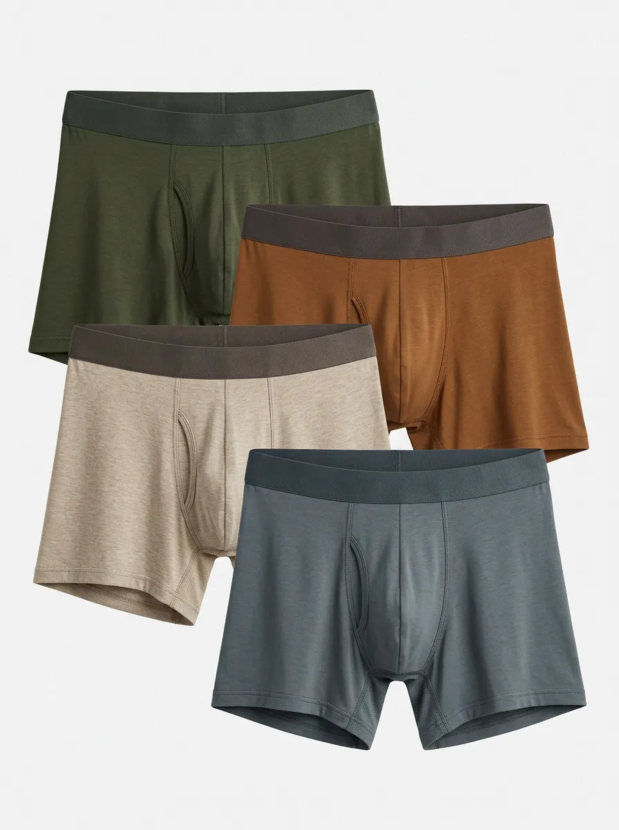 Soft Simple Four Pack Briefs