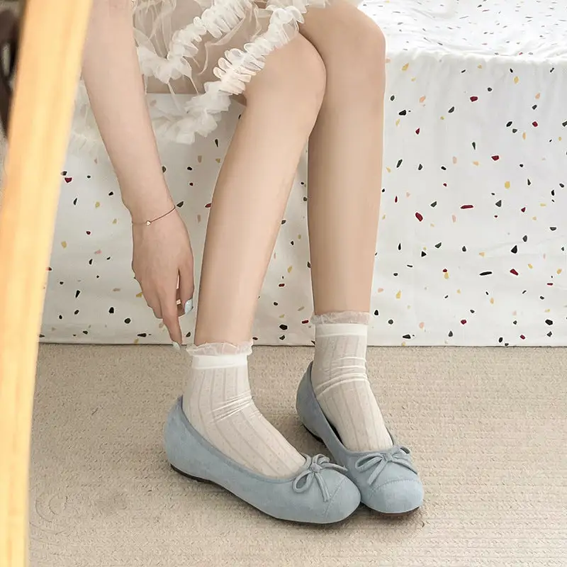Soft Clean Profile Strap Low Heel Shoes