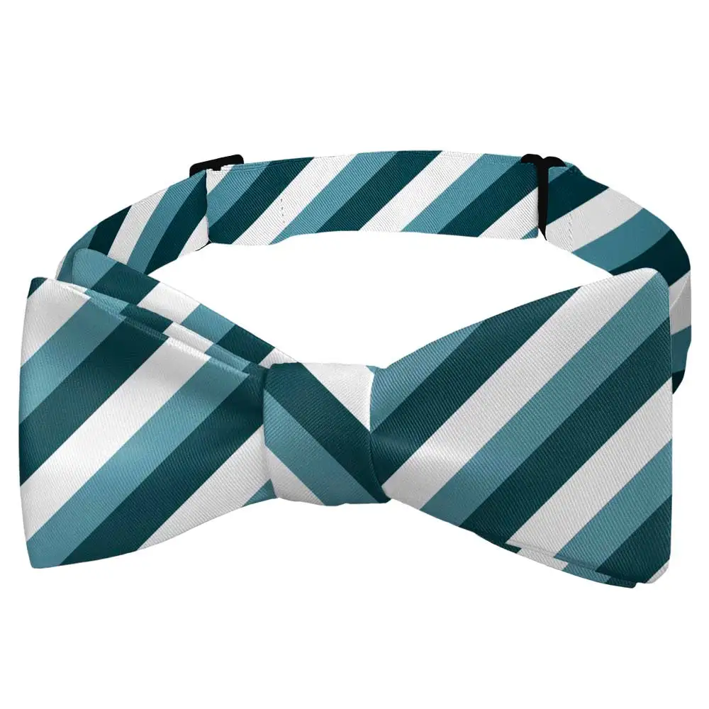 Columbine Stripe Motif Bow Tie