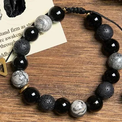Refined Obsidian Bracelet
