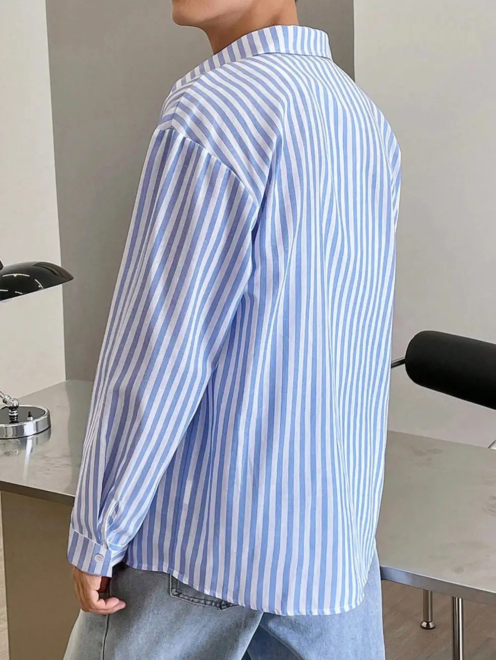 Striped Collared Shirt