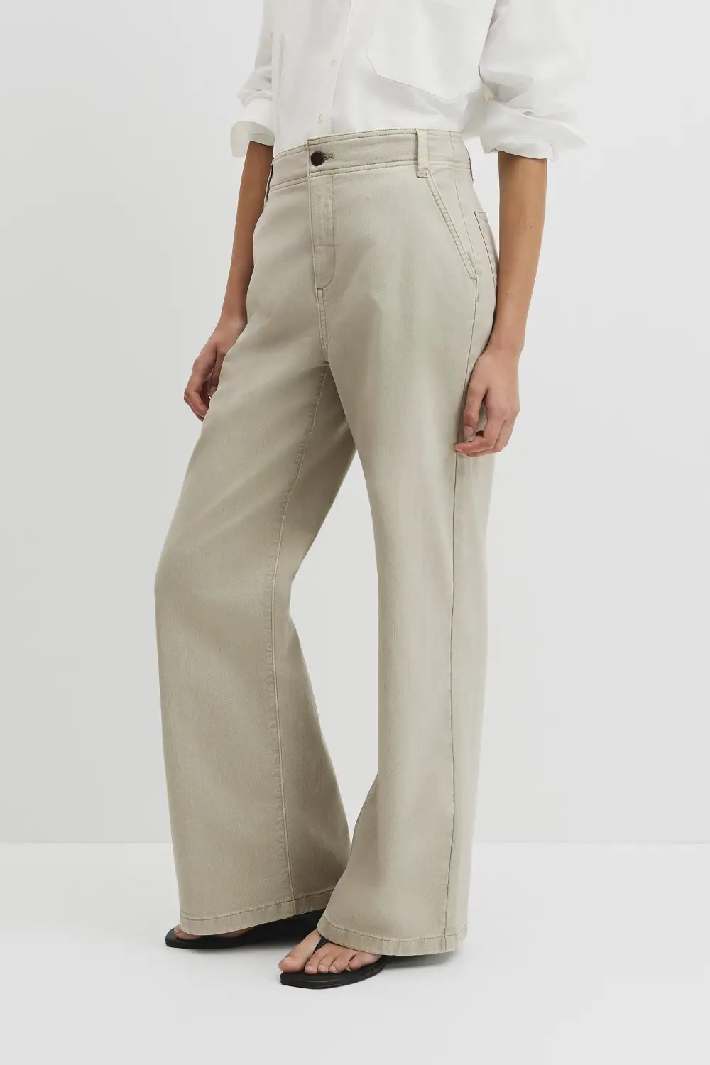Women's Casual High Rise Wide Leg Jeans