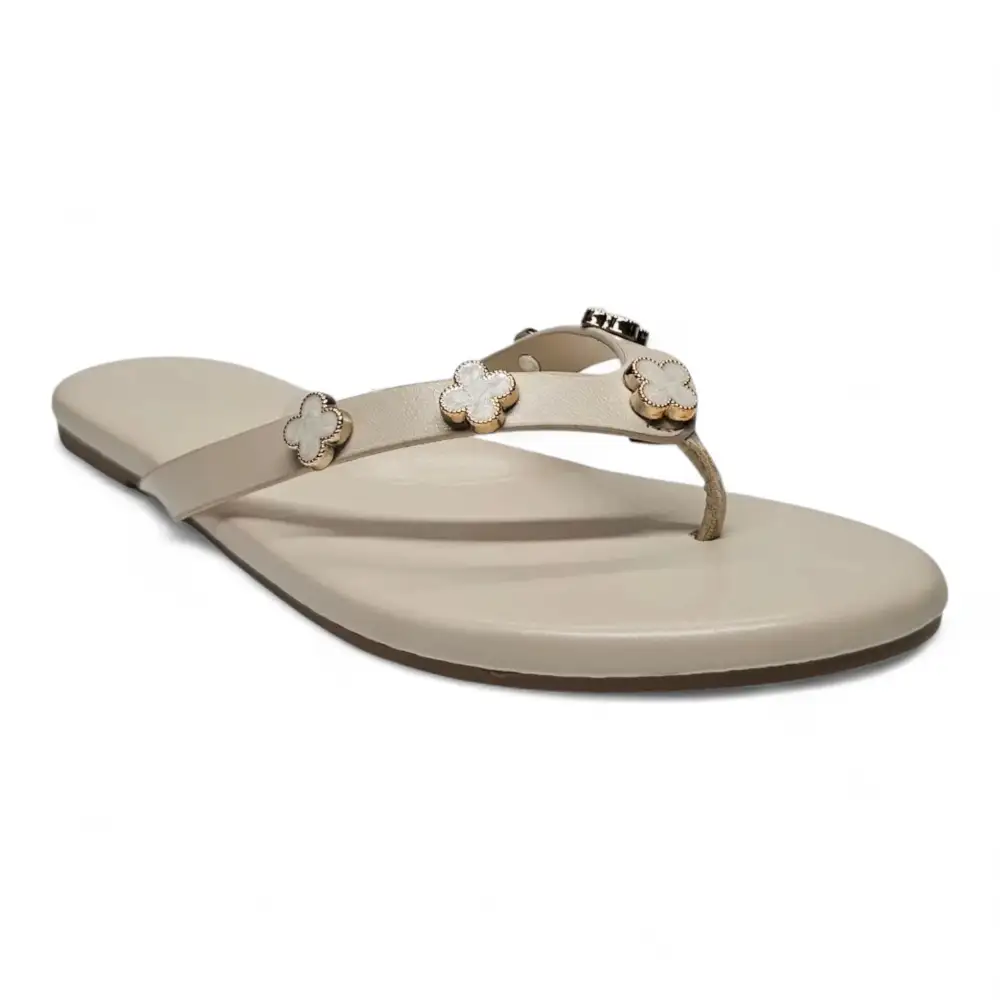 Squishy Clover Charms Thong Slide Sandals