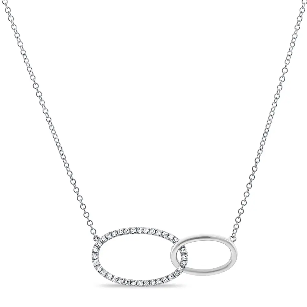 Minimal Luminous Classic Diamond Necklace