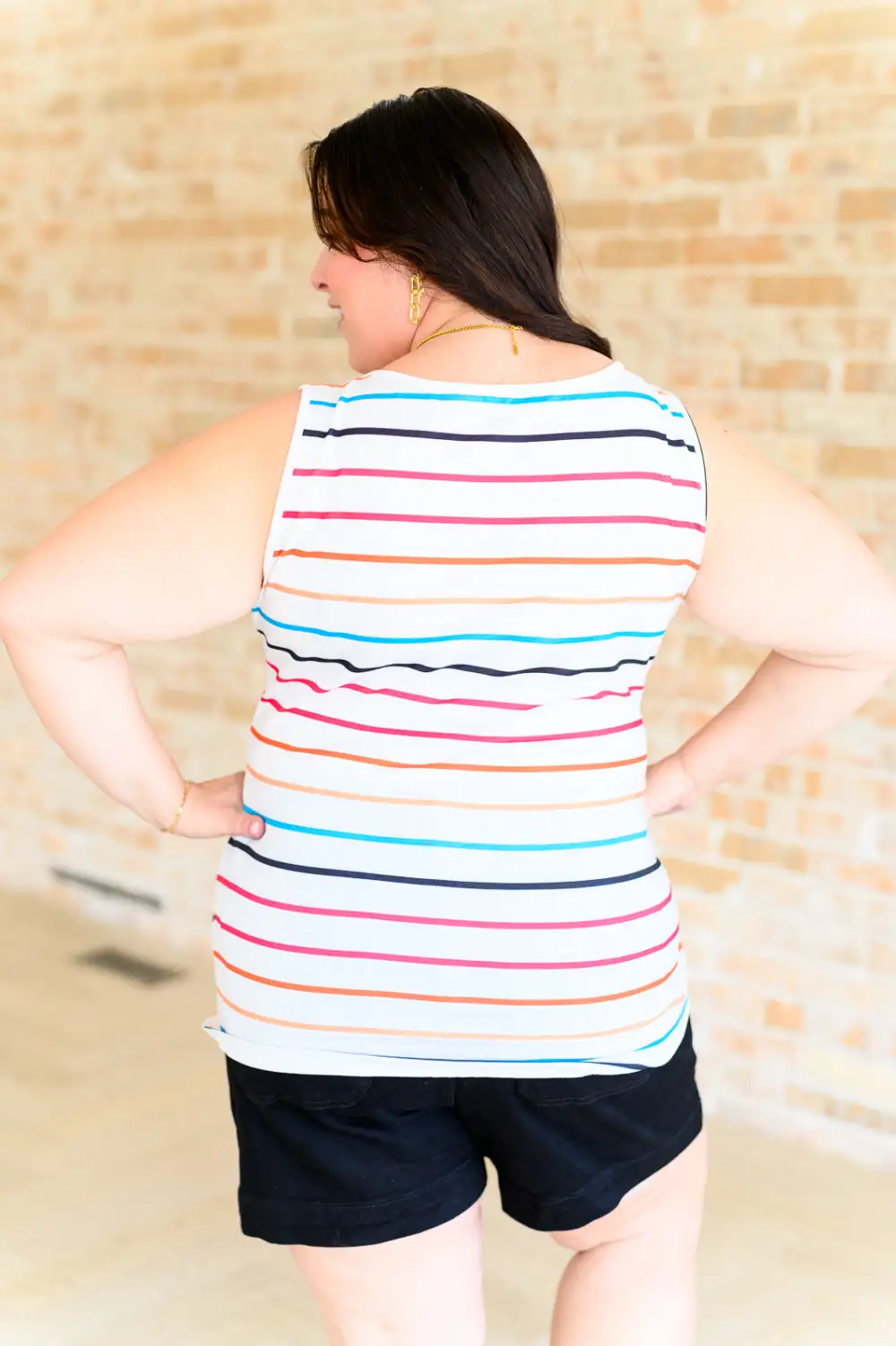 Need Favor Colorful Henley Tank