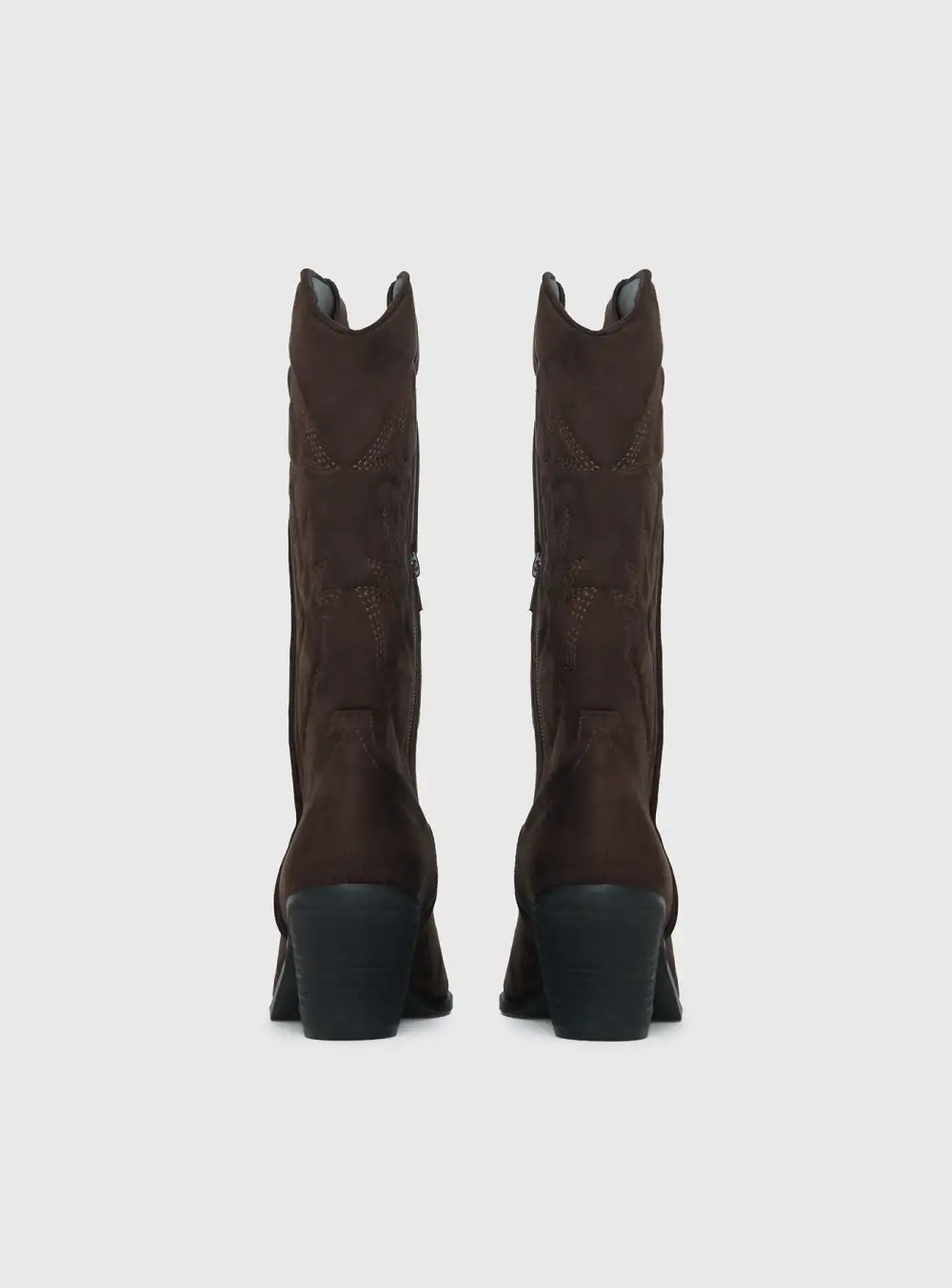 Lounge Stacked Heel Boots