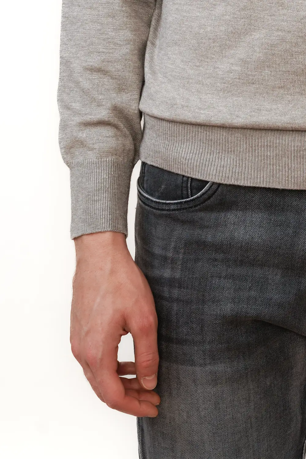 Refined Viscose Refined Half Zip Sweater
