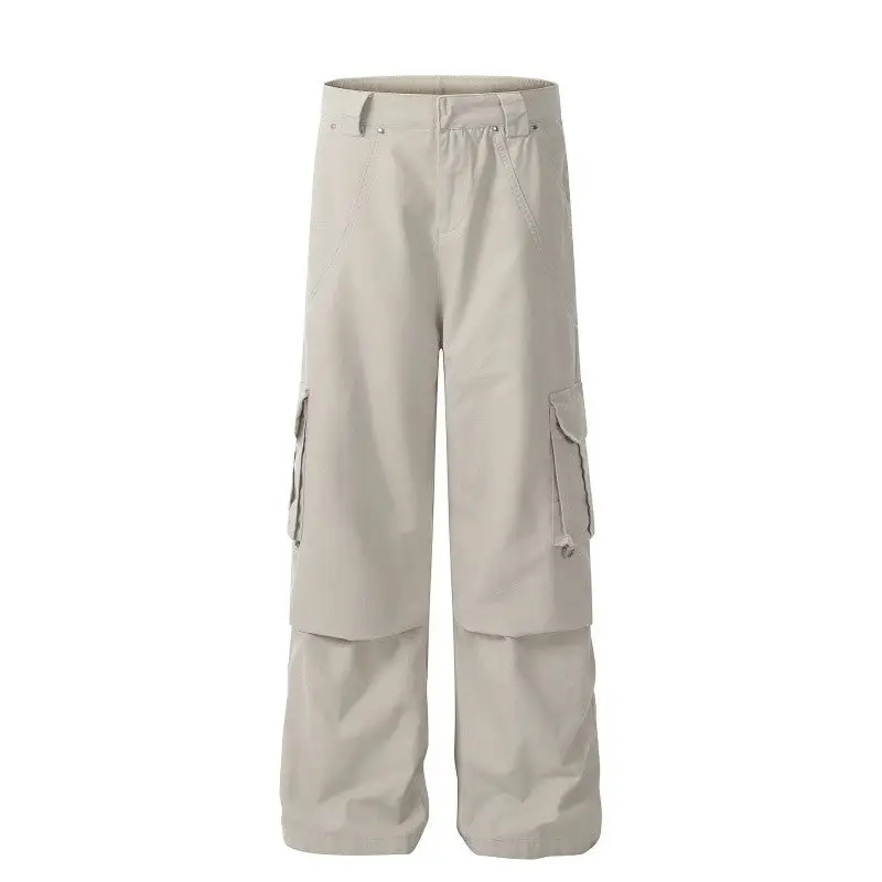 Women's High Waist Straight Leg Loose Fit Cargo Pants