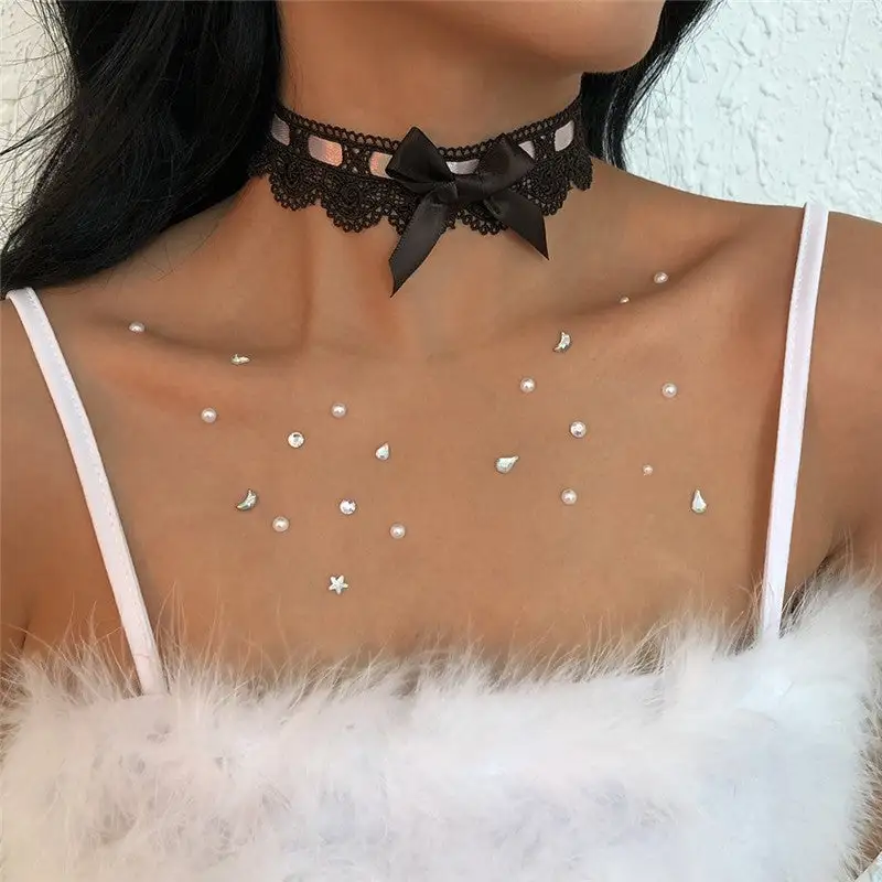 Lace Bow Necklace