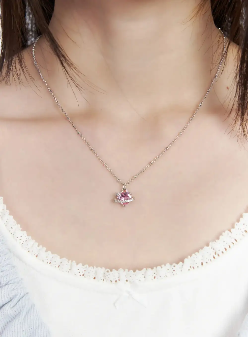 Crystal Heart Necklace