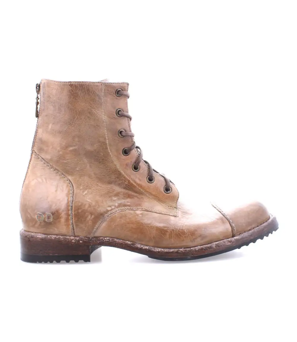 Back Zip Welted Rugged Heritage Ankle Boots