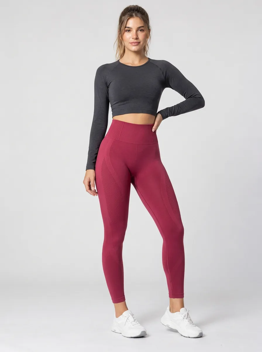 Women's High Waist Yoga Seamless Fitness Leggings