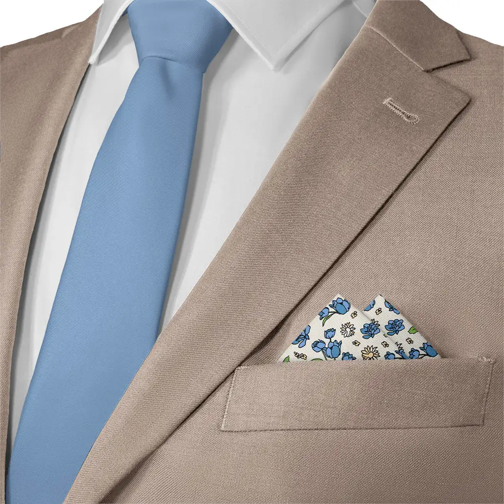Elegant Dapper Floral Pocket Square
