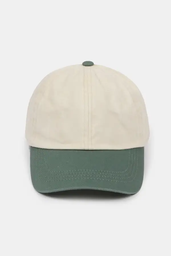 Two Tone Denim Baseball Cap