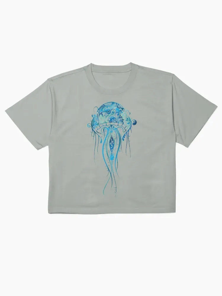 Jellyfish Printed Pure Cotton Women'S Top