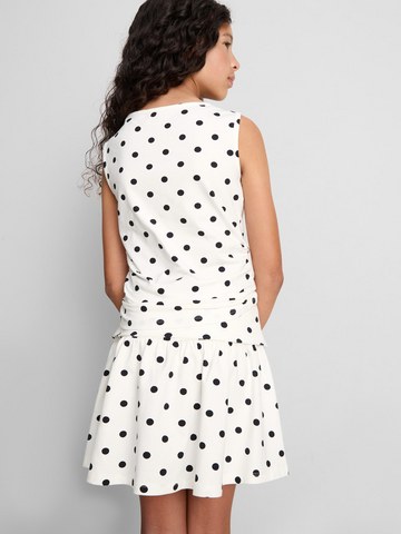 7-15yrs | Cotton Rich Polka Dot Ruched Top detail 1