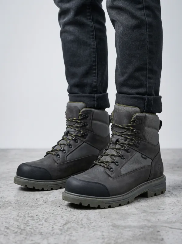 Men's Field Inspired Waterproof Tactical Graphic Detail Work Boots