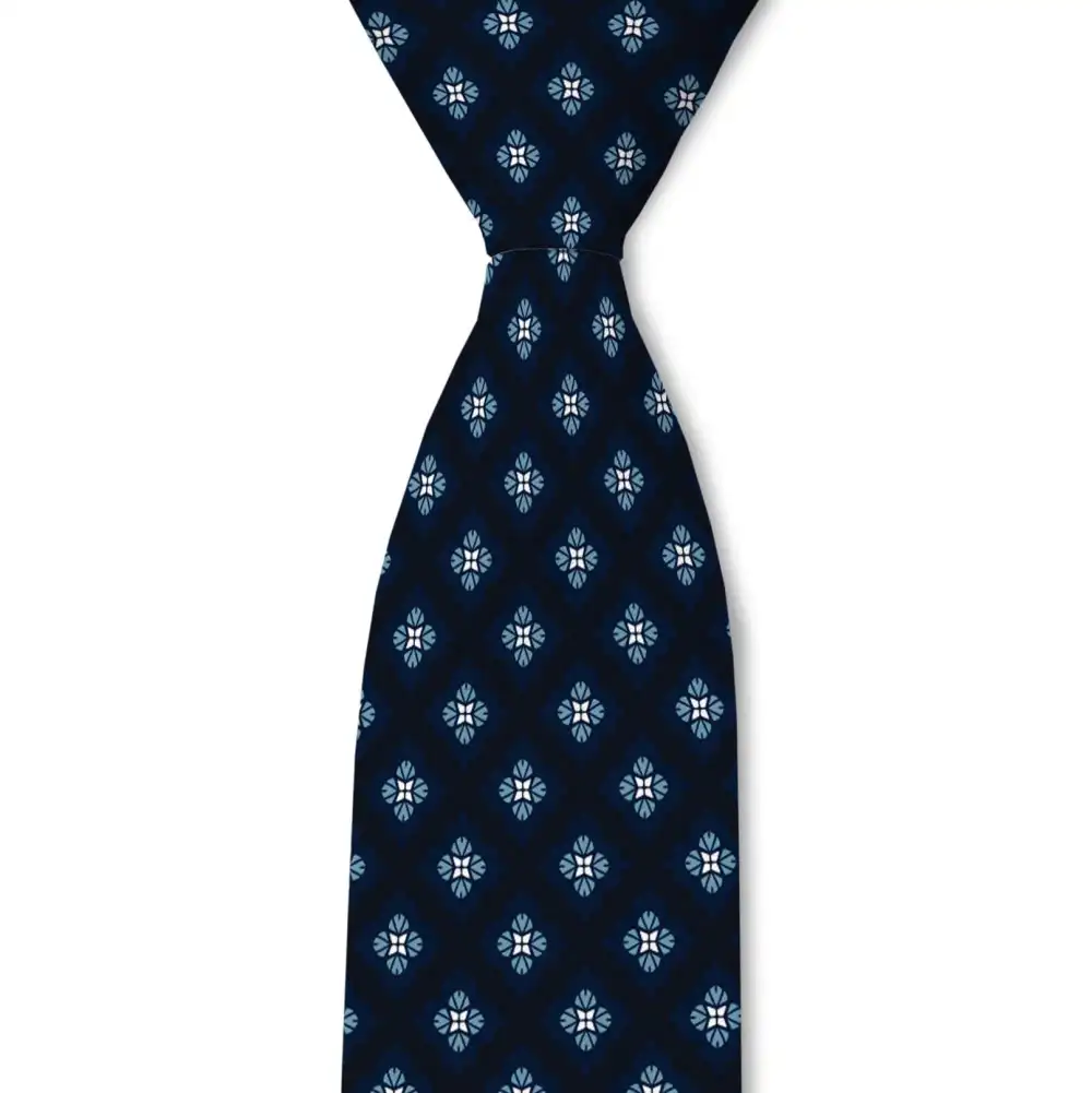 Modern Diamond Pattern Necktie