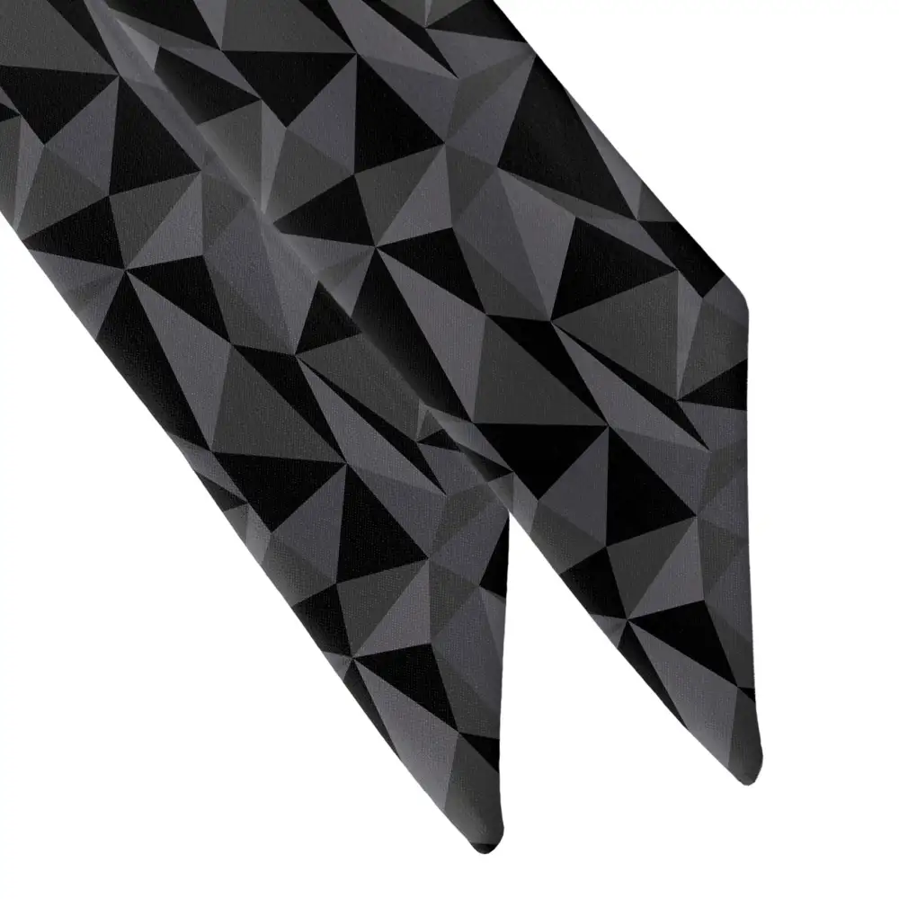 Crag Geometric Pattern Hair Scarf