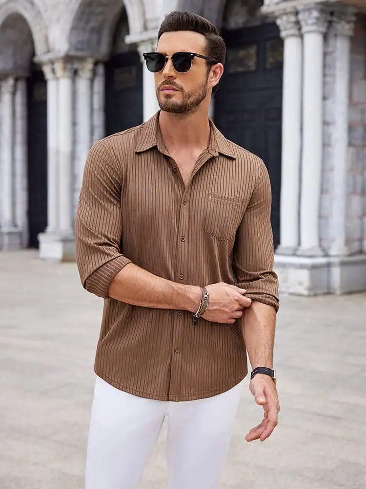 Striped Textured Shirt