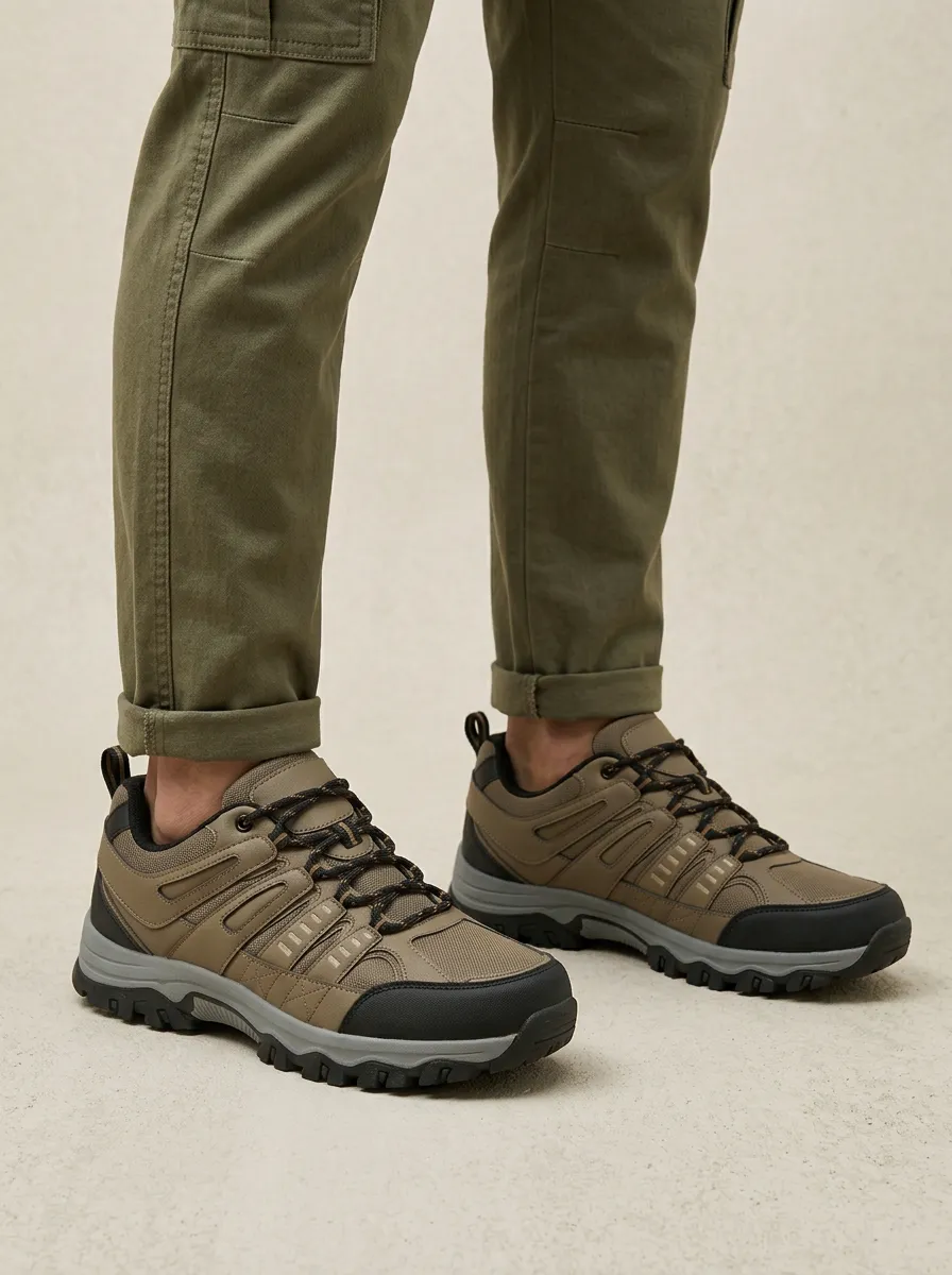 Men's Outdoor Hiking Mesh Printed Outdoor Shoes