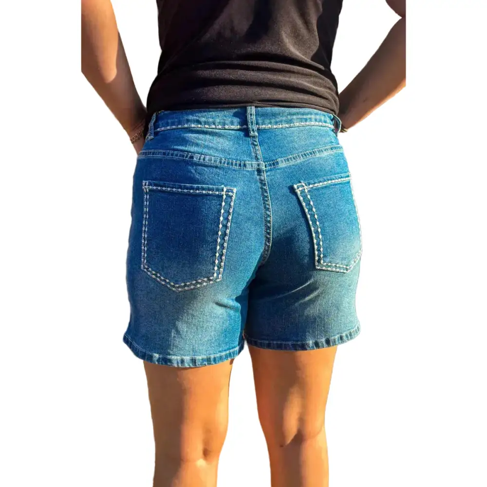 Polished Denim Everyday Shorts