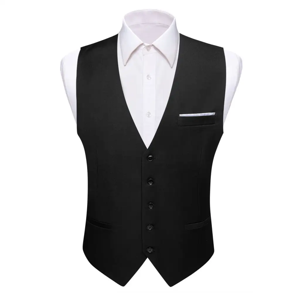 Solid Formal Dress Vest