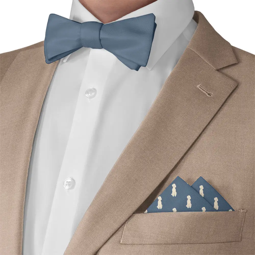 Polished Neat Animal Motif Dog Motif Pocket Square