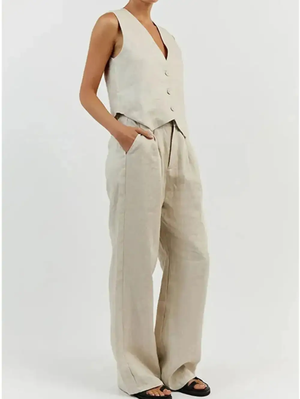 Easygoing Wide Leg Full Jumpsuit