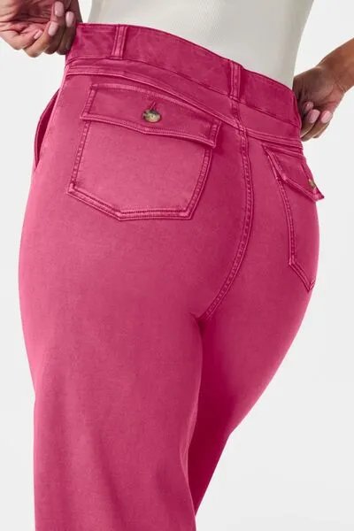 Relaxed High Waist Pocketed Denim Jeans
