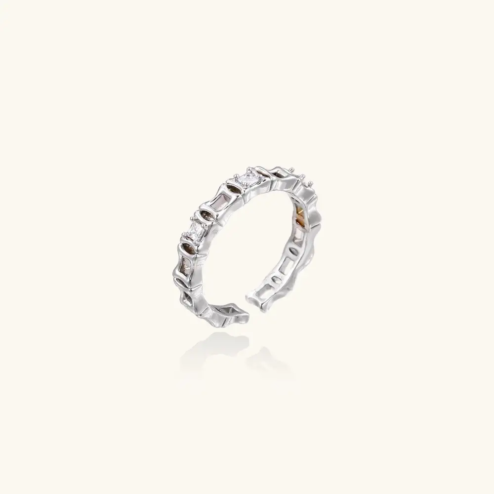 Sculptural Geometric Ring