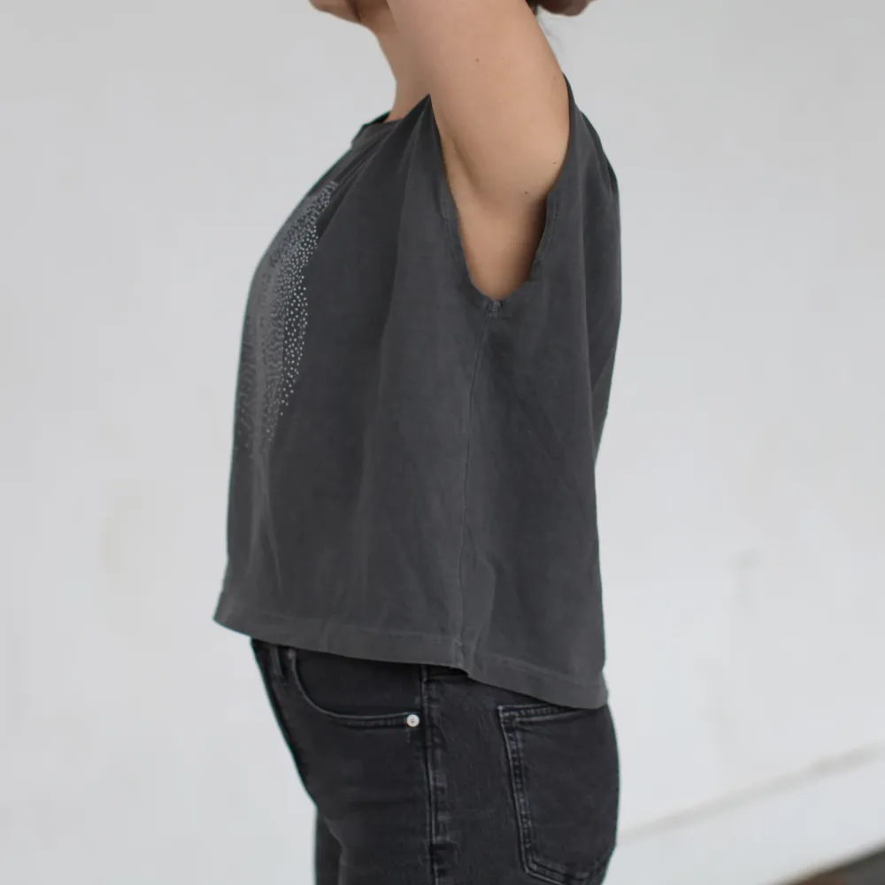 Snow Globe Cotton Crop Tank