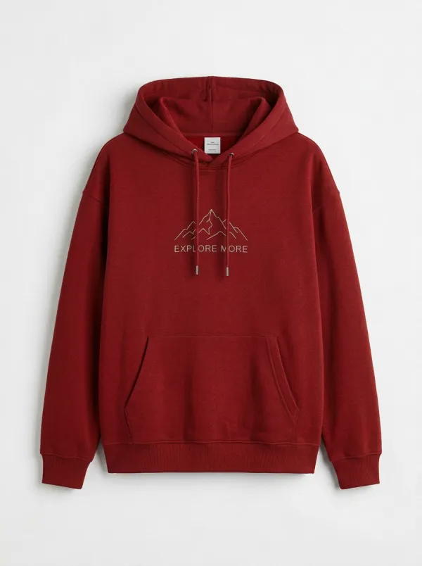 Everyday Mountain Graphic Outdoor-Inspired Design Men's Hoodie