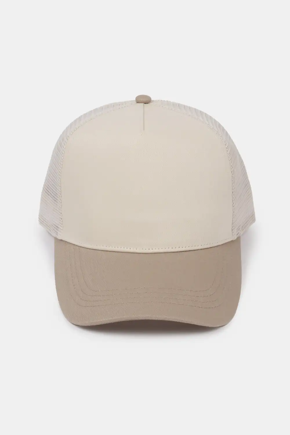 Mesh Back Two Tone Five Panel Panel Baseball Cap