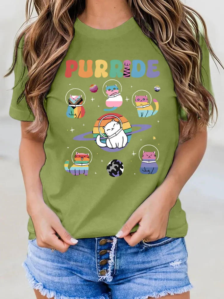 Purride Crew Neck Short Sleeve T-Shirts