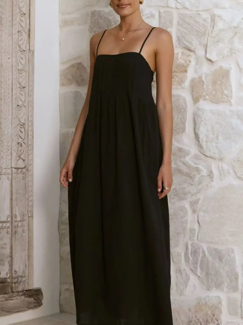 Elegant Pleated Casual Dress