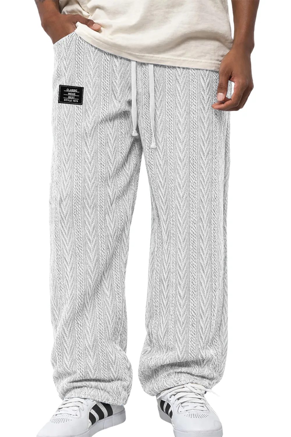 Jacquard Pull On Trousers
