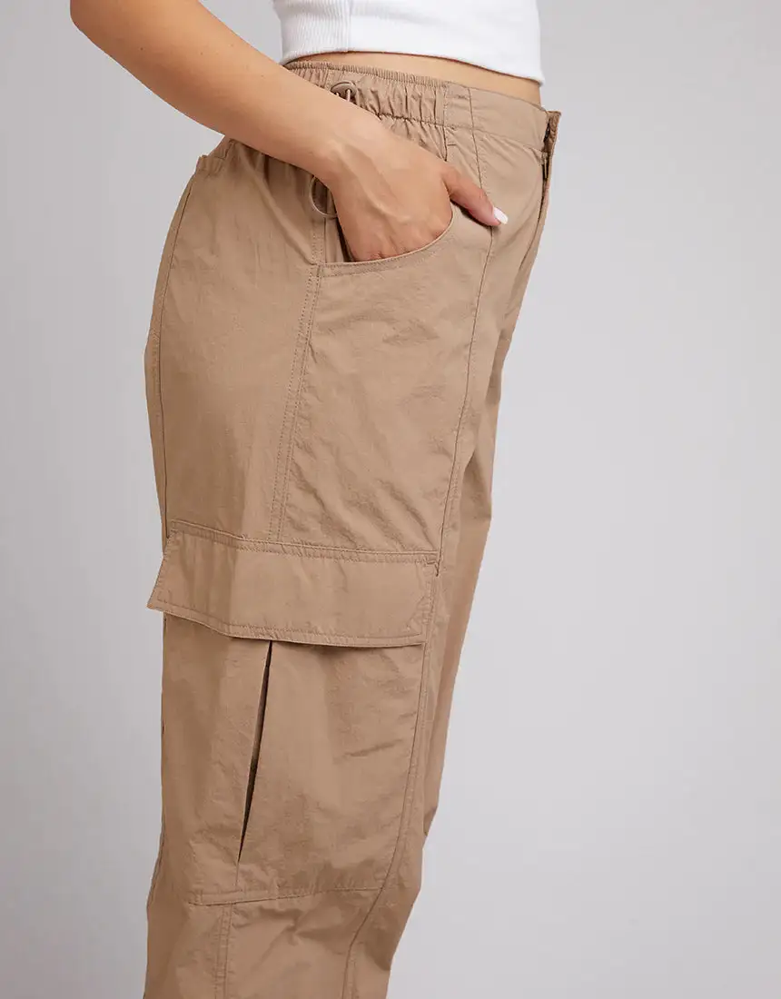 Straight Leg Parachute Pants