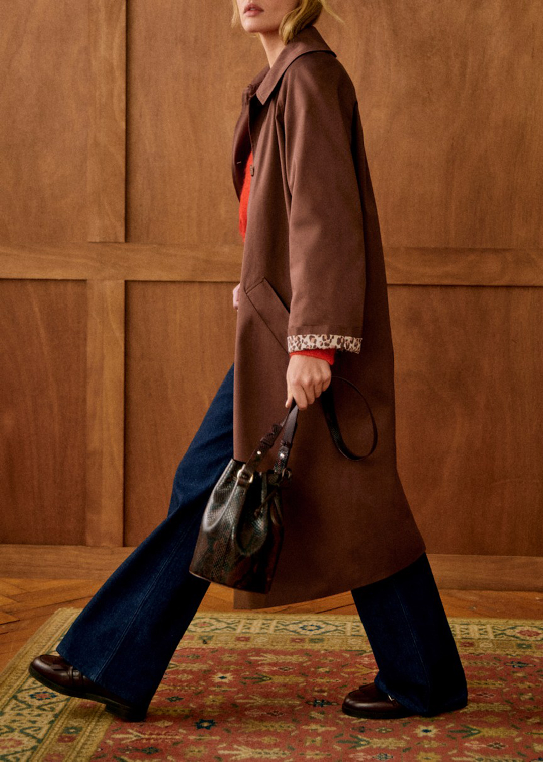 Retro Oversized Trench Coat