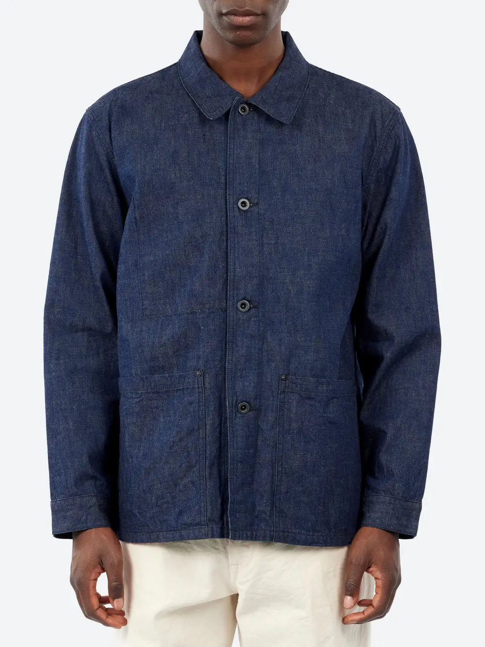 Men's Button Front Patch Pocket Coverall