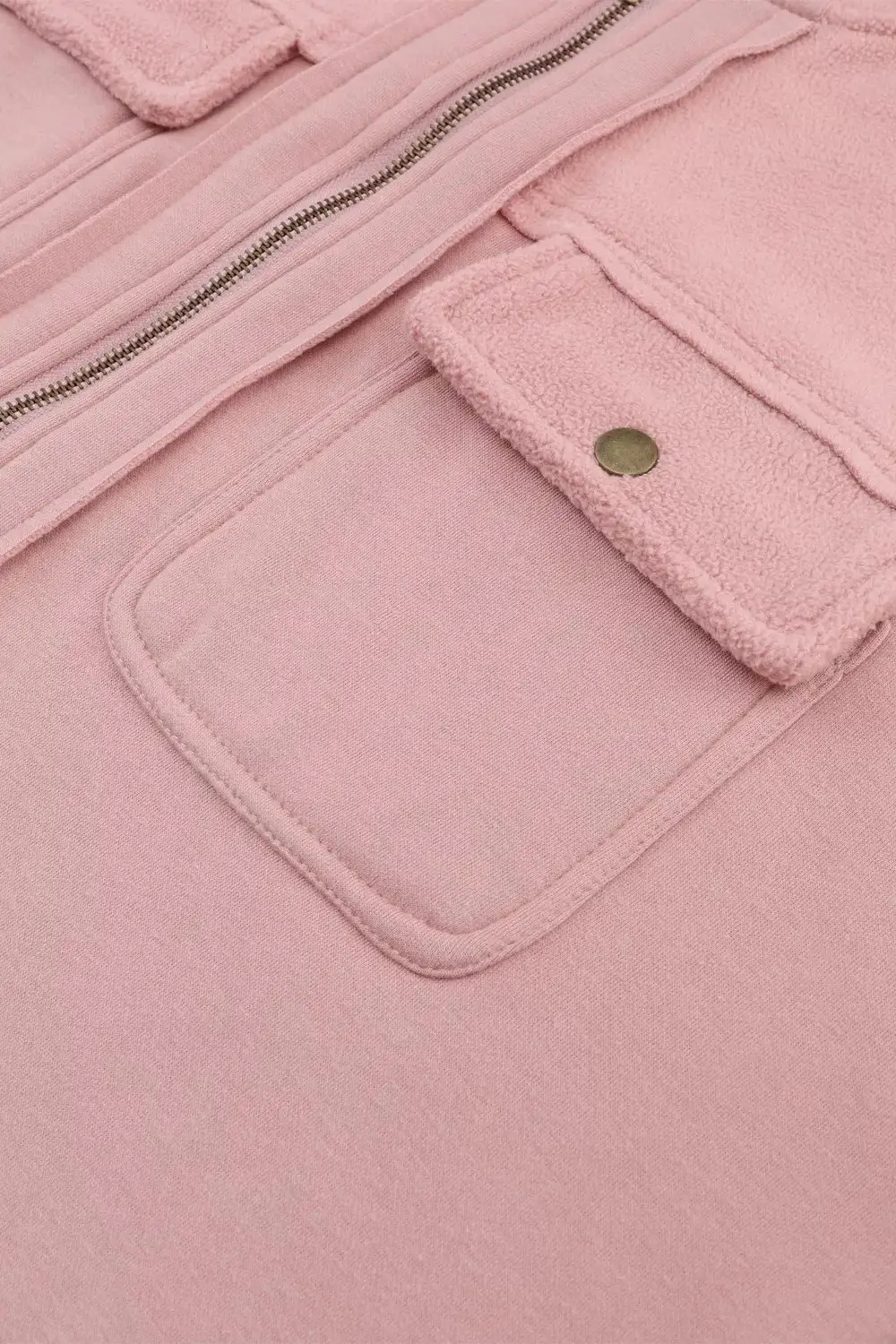 Casual Zip Up Jacket With Pockets