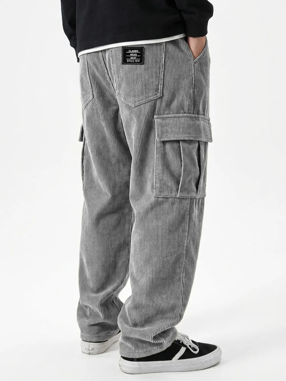 Soft Touch Corduroy Utility Pocket Pants