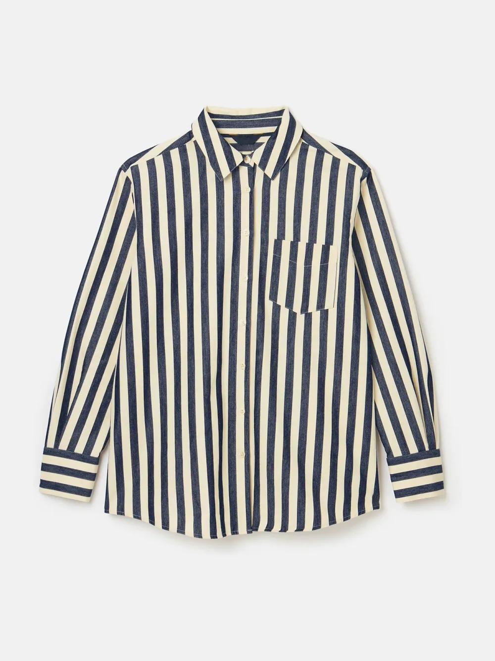 Daily Red & Cream Stripe Shirt