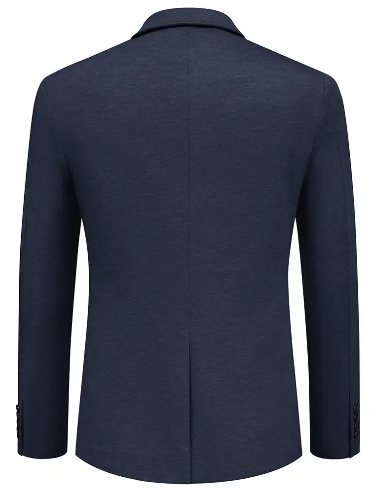 Casual Knit Two Buttons Suit Jackets