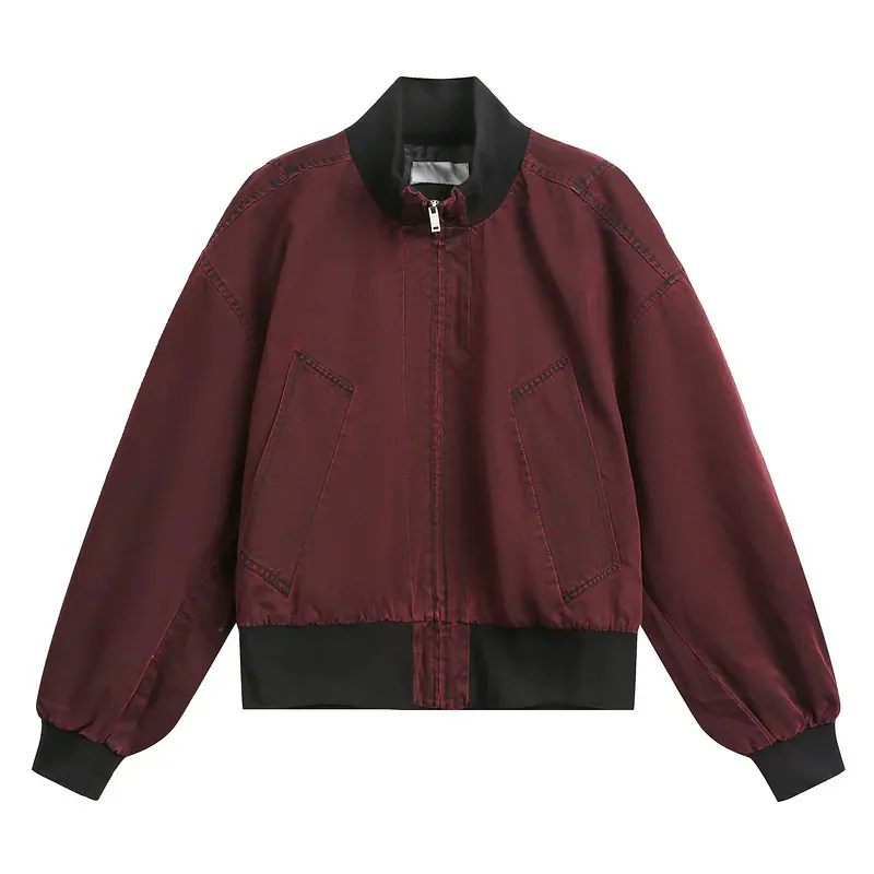 Casual Edgy Bomber Jacket
