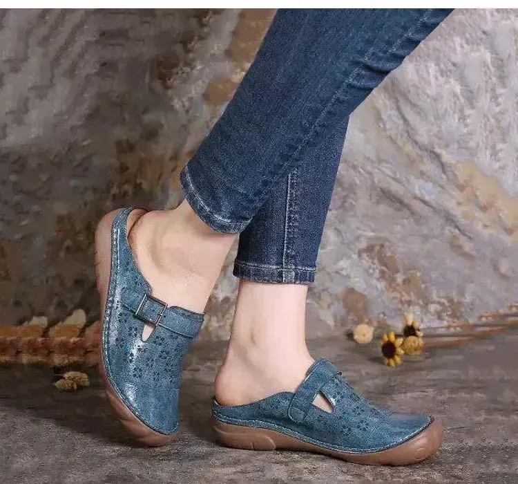 Women's hollow carved casual sandals