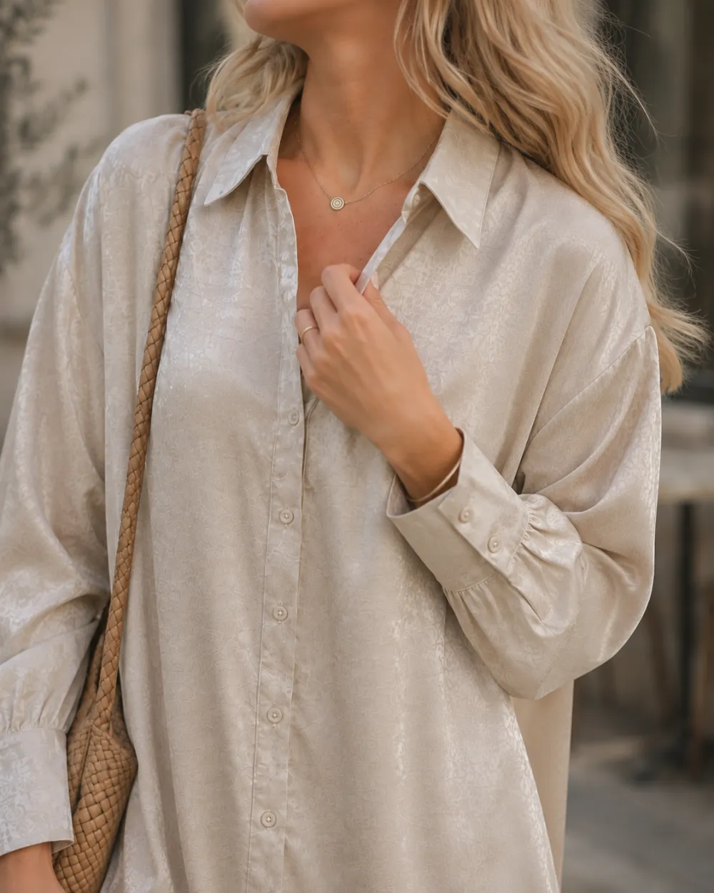 Satin Refined Mini Dress
