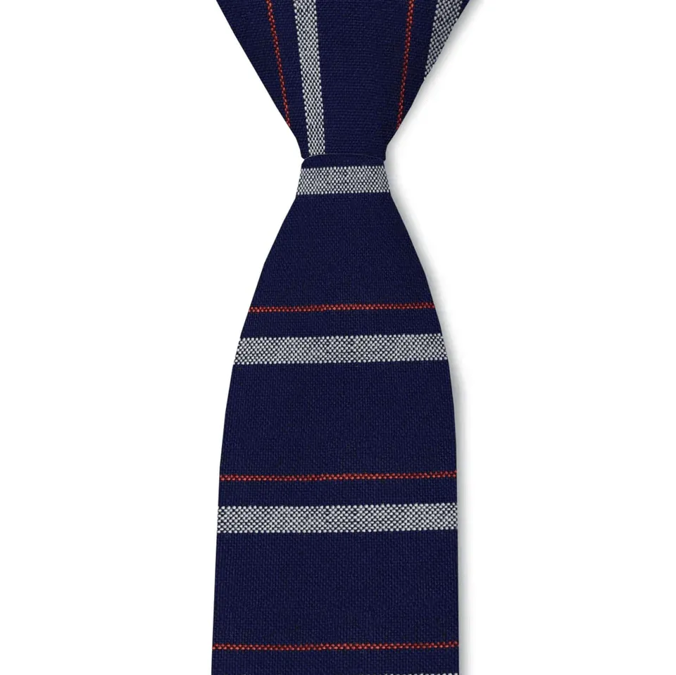 Dapper Textured Stripe Pattern Necktie