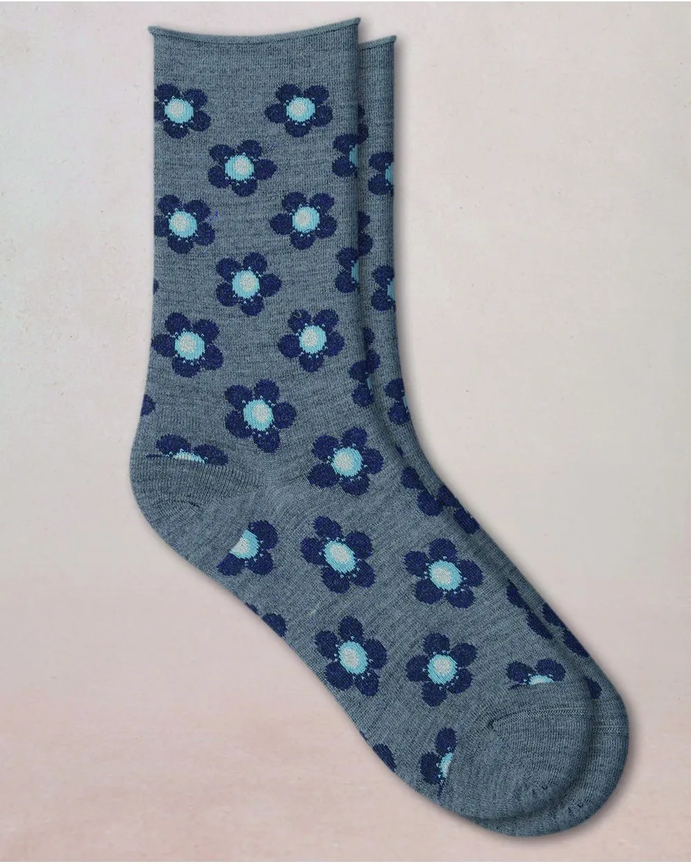 Fine Flower Socks