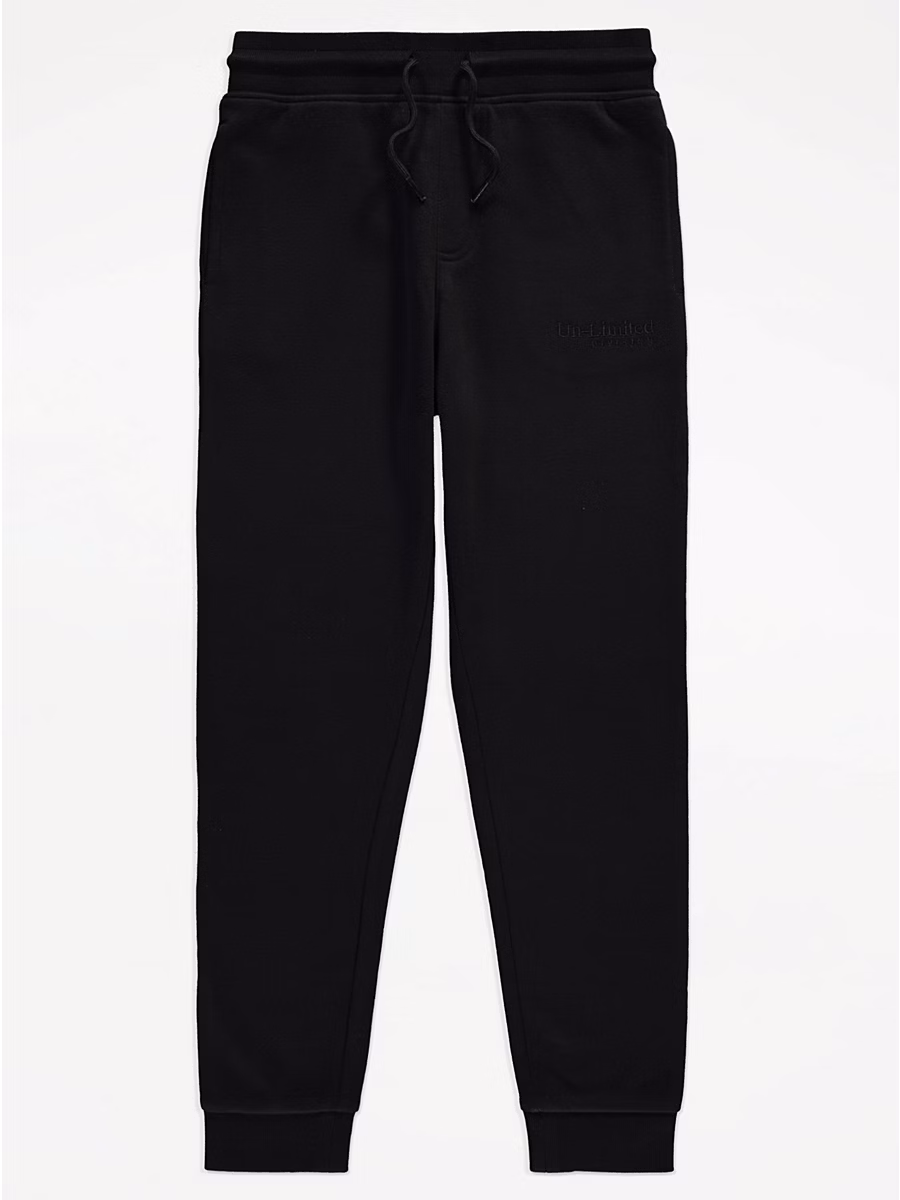 Black Un-Limited Division Hoodie and Joggers Set detail 2